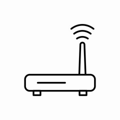 Outline router icon.Router vector illustration. Symbol for web and mobile