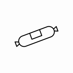 Outline sausage icon.Sausage vector illustration. Symbol for web and mobile