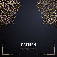 luxury ornamental mandala design background