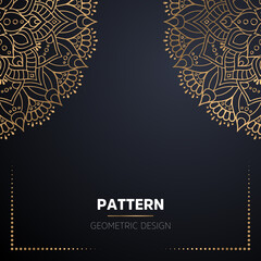 luxury ornamental mandala design background