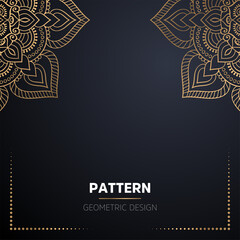 luxury ornamental mandala design background