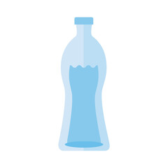water bottle drink flat style icon