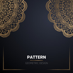 luxury ornamental mandala design background