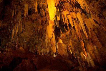 stalactites and stalagmites