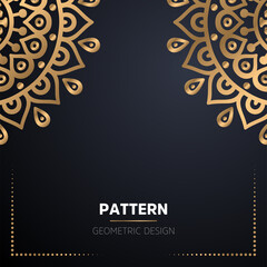 luxury ornamental mandala design background