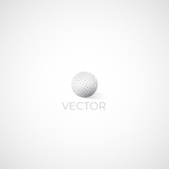 Vector golf ball