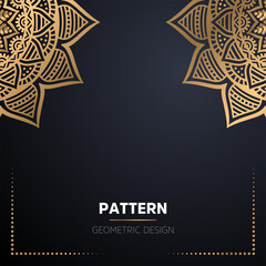 luxury ornamental mandala design background