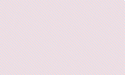 Classic thin hairline red and blue vintage diagonal pinstripe pattern on white background vector