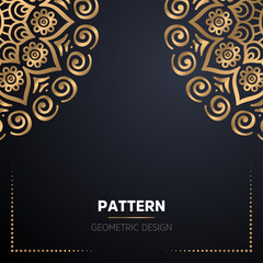 luxury ornamental mandala design background