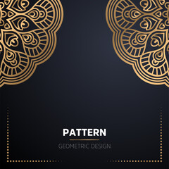 luxury ornamental mandala design background