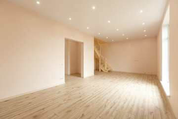 Fototapeta premium unfurnished house or apartment in bright colors