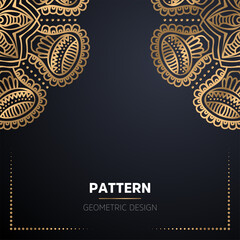 luxury ornamental mandala design background