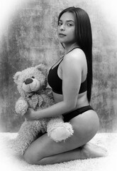 latin girl in bikini