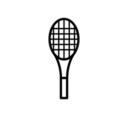 Racket icon flat style icon vector logo design template