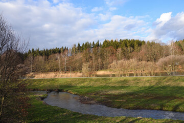 Blick auf den Stausee in Sohland	