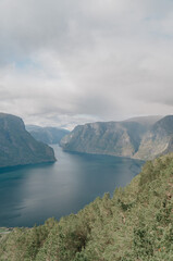Naklejka premium Landscape, light and airy Norway