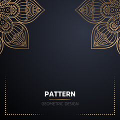 luxury ornamental mandala design background