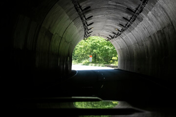 Tunnels in Tennessee on I-40 in the mountains