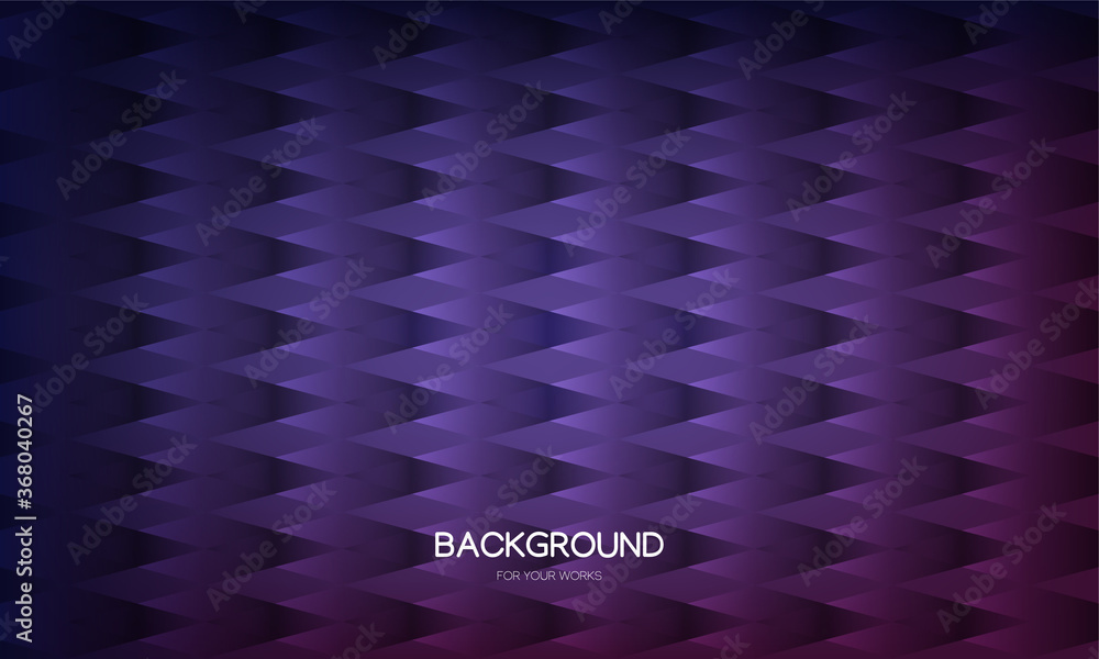 Poster violet geometric background with wavy lines pattern. vector illustration.