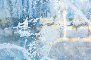  Ice texture with different patterns