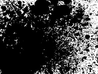A black and white abstract vector texture made using photographs of thrown powder on paper. The vector file has a background fill layer and a texture layer to enable rapid color scheme changes.