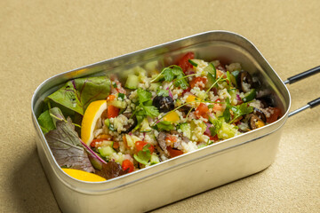 クスクスのサラダ　French couscous vegetable salad (Taboule)