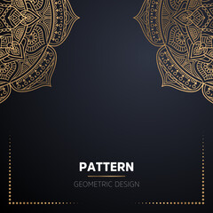 luxury ornamental mandala design background