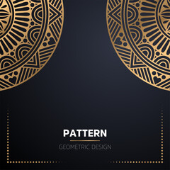 luxury ornamental mandala design background