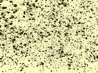 A yellow and brown abstract vector texture made using photographs of thrown powder on paper. The vector file has a background fill layer and a texture layer to enable rapid color scheme changes.