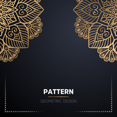 luxury ornamental mandala design background