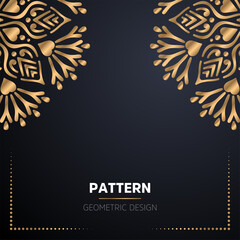 Fototapeta na wymiar luxury ornamental mandala design background