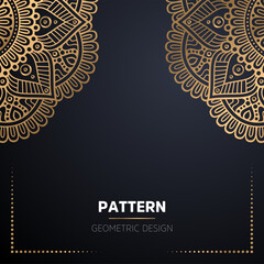 luxury ornamental mandala design background