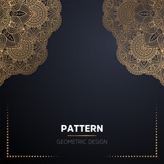 luxury ornamental mandala design background