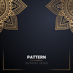 luxury ornamental mandala design background
