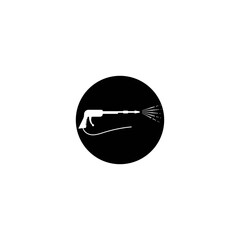 Pressure washing logo template.