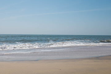 Fototapeta na wymiar MUI NE / VIETNAM - December 28, 2019 : view of the beach, sea, sand