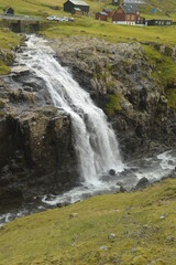 The dramatic and mystical landscape by the coast and in the mountains of the Faroe Islands
