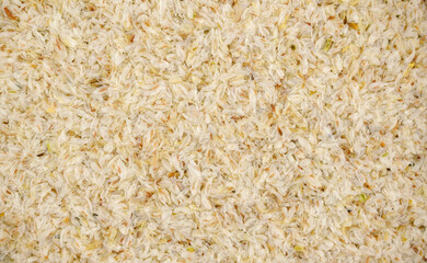 Psyllium (Ispaghula) Seed Husk Background. Dietary Fiber Food Supplement.
