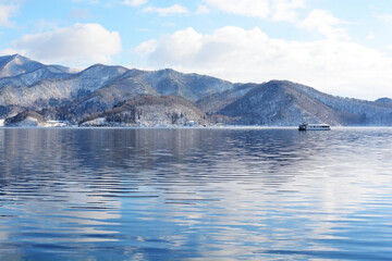 冬の野尻湖