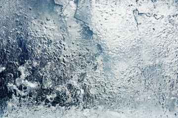 Ice texture with different patterns