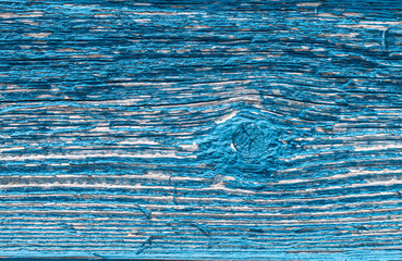 Blue painted wood background or texture