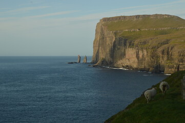 The dramatic and mystical landscapes on the coast and mountains of the Faroe Islands