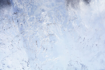Naklejka na ściany i meble Ice texture with different patterns