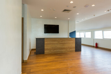 Obraz premium Reception desk in modern office building