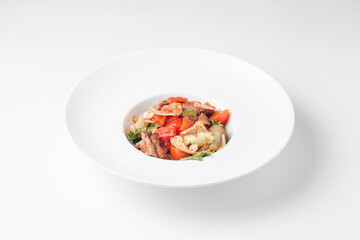 salad with vegetable