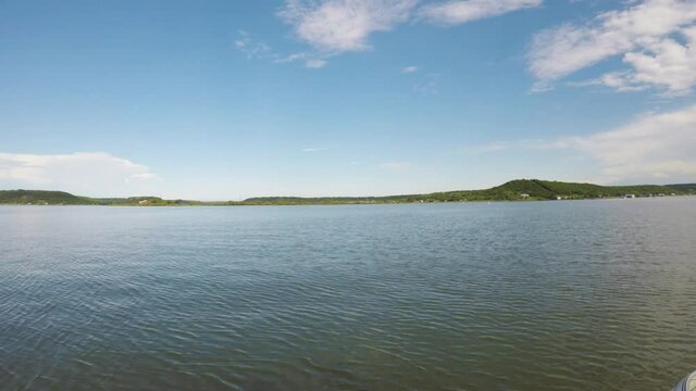 Beautiful landscape on Possum Kingdom Lake. Viewed from the boat.