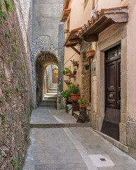 Obraz na płótnie Canvas Percile, beautiful village in the province of Rome, in the italian region of Lazio.