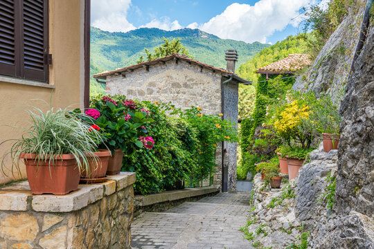 Percile, beautiful village in the province of Rome, in the italian region of Lazio.