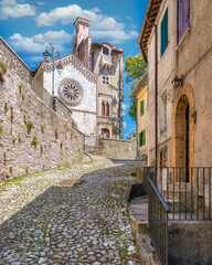 Orvinio, beautiful village in the province of Rieti, Lazio, Italy.