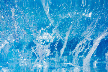 Ice texture with different patterns